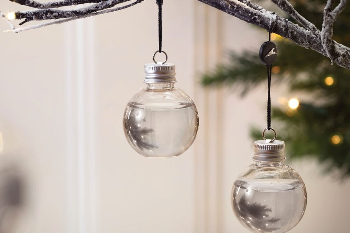 Palline alcoliche per albero di Natale