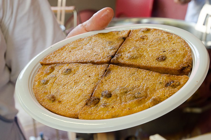 Ricetta polenta fritta con fagioli