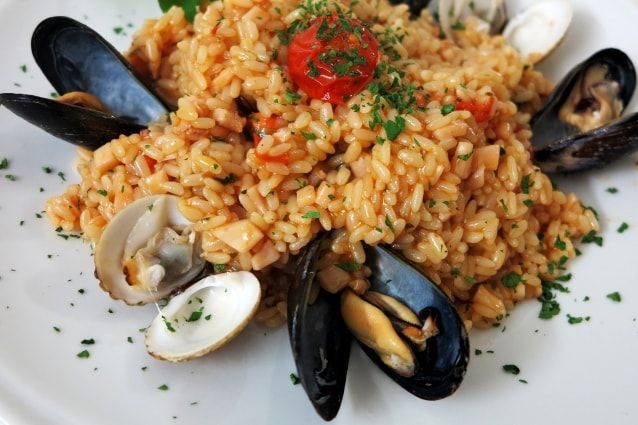 risotto alla pescatora