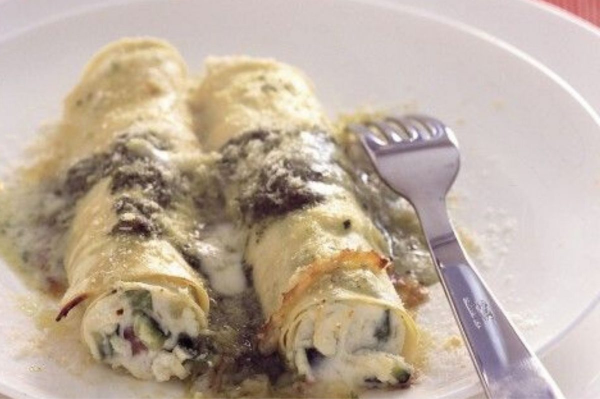 cannelloni con ripieno di pesce