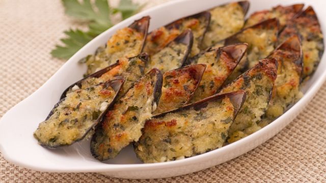 Cozze gratinate