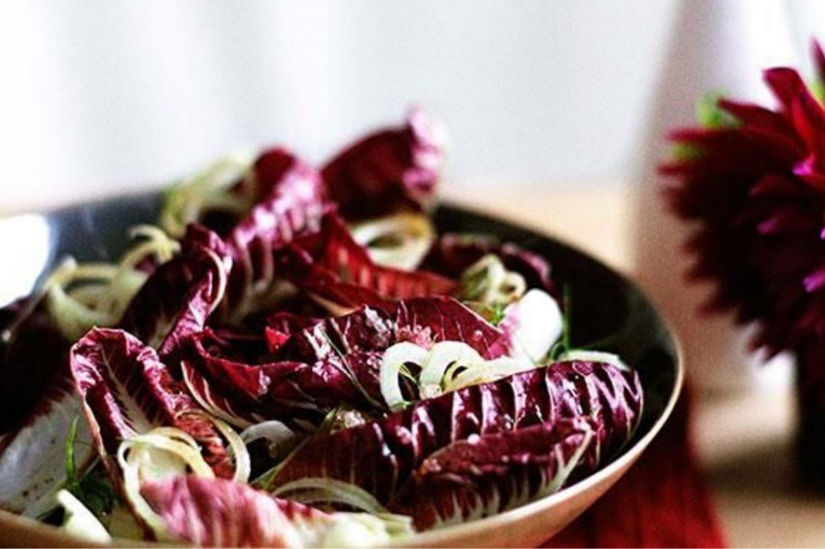 insalata radicchio e finocchi