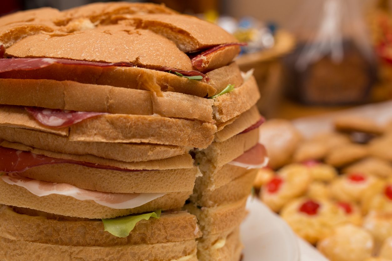 Panettone gastronomico farcitura vigilia di natale