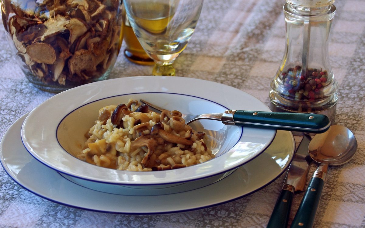 risotto ai funghi porcini