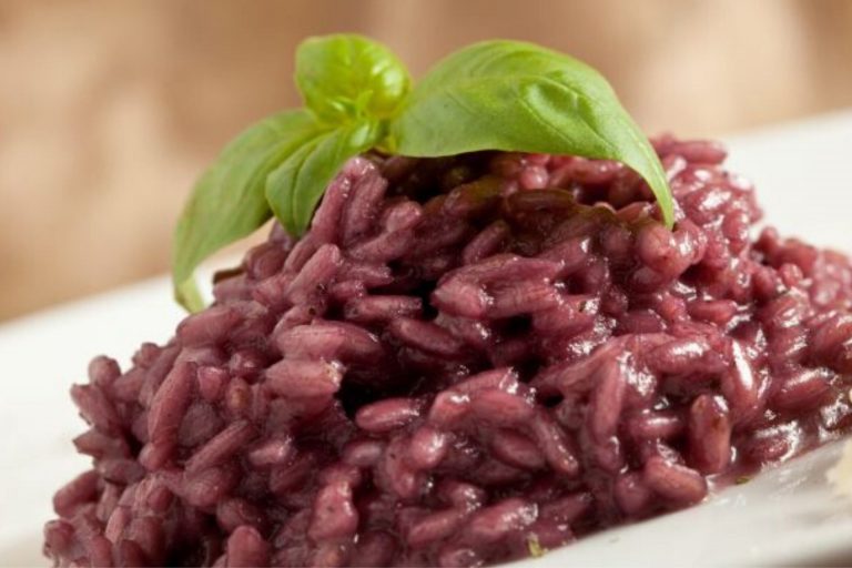 risotto al vino rosso e taleggio con bimby