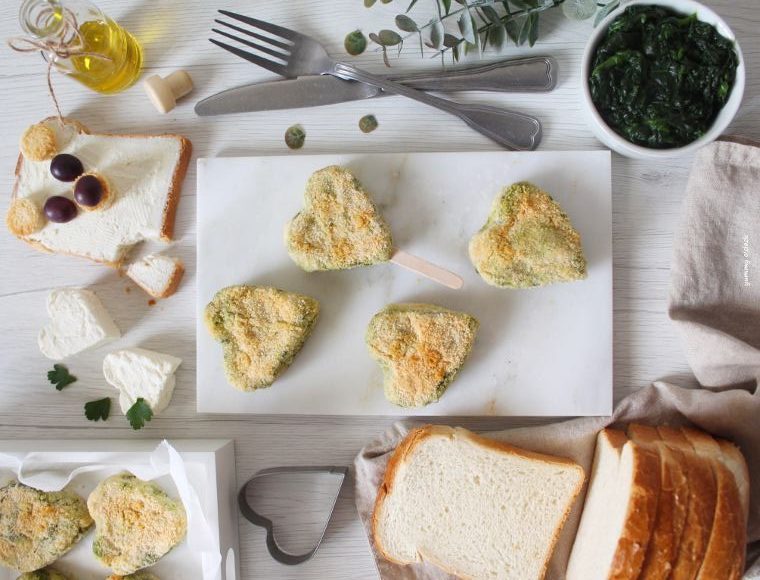 tartine ricotta e spinaci