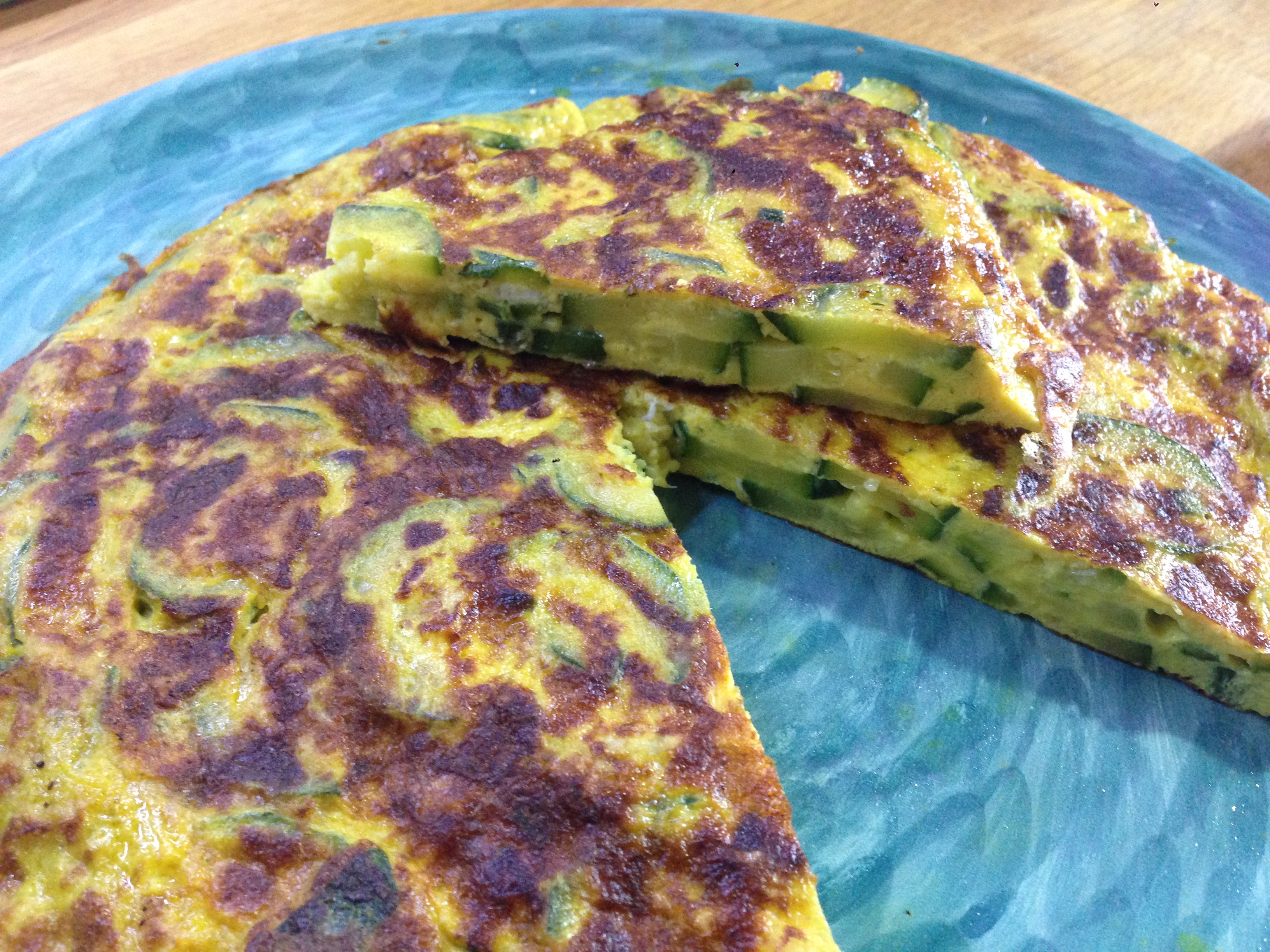 Frittata di zucchine patate e cipolle al forno