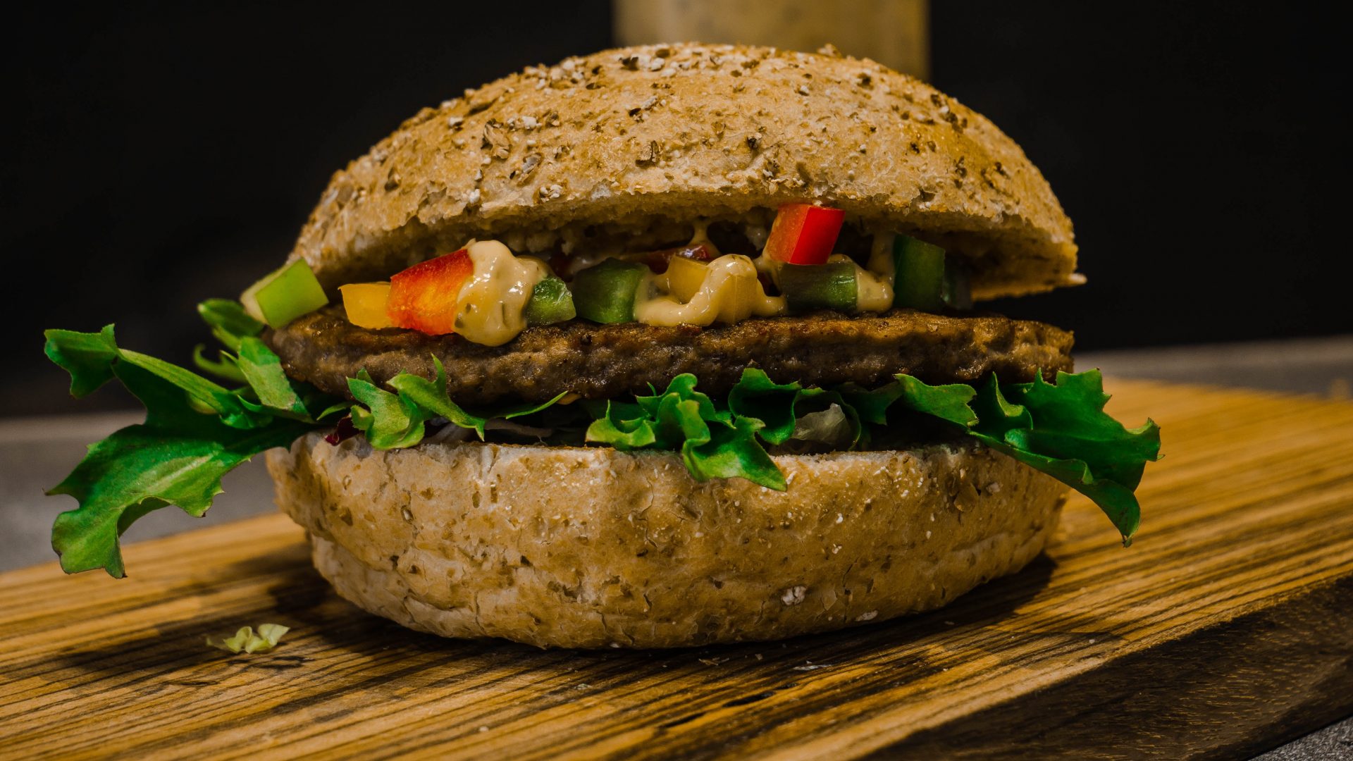Hamburger vegetariano dietetico