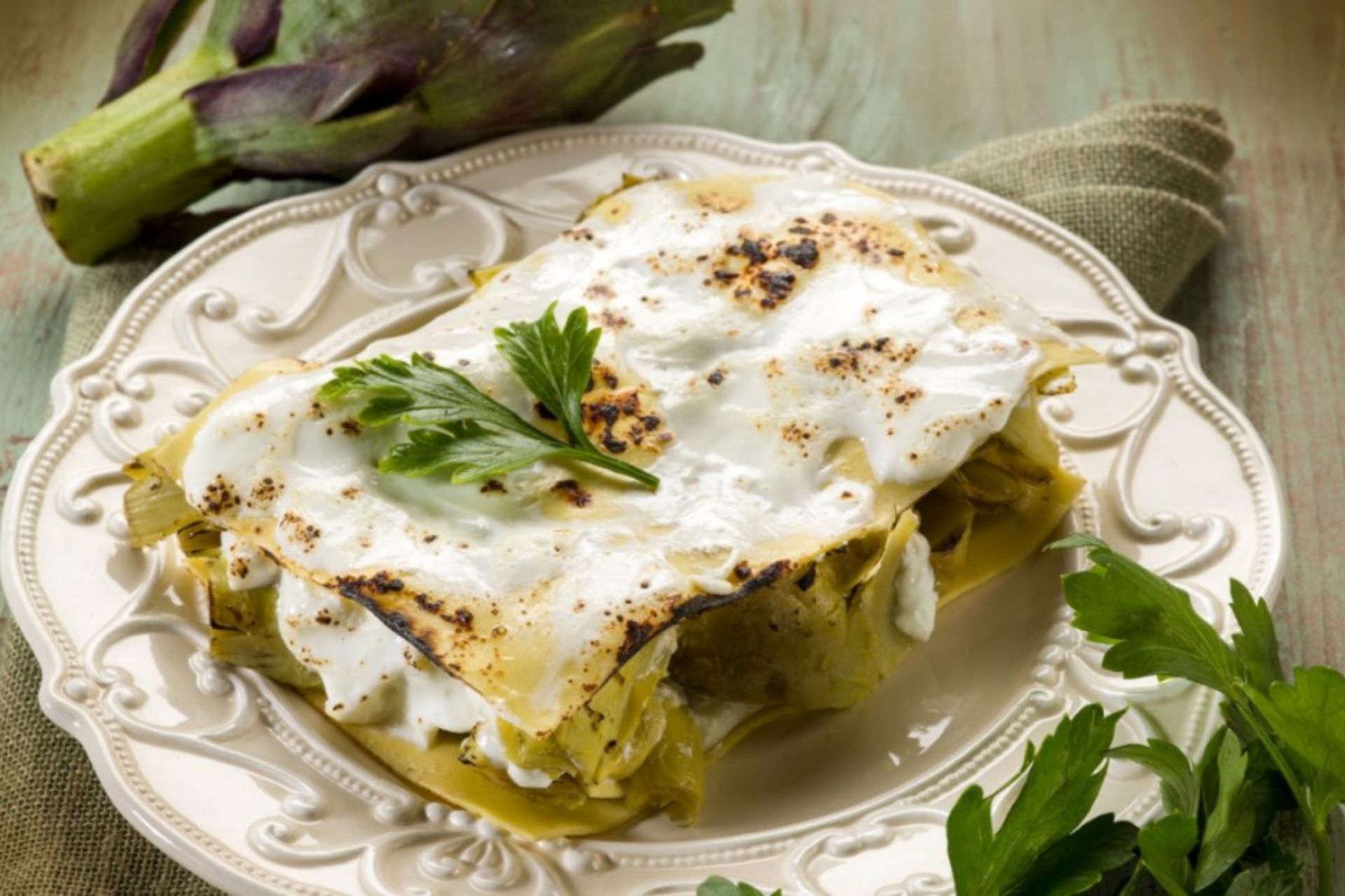 lasagna dietetica con verdure