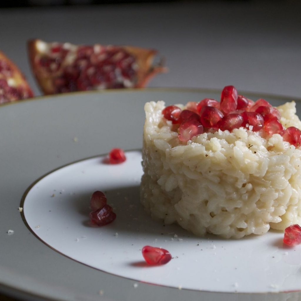 Risotto Al Melograno E Taleggio La Ricetta Invernale Food Blog