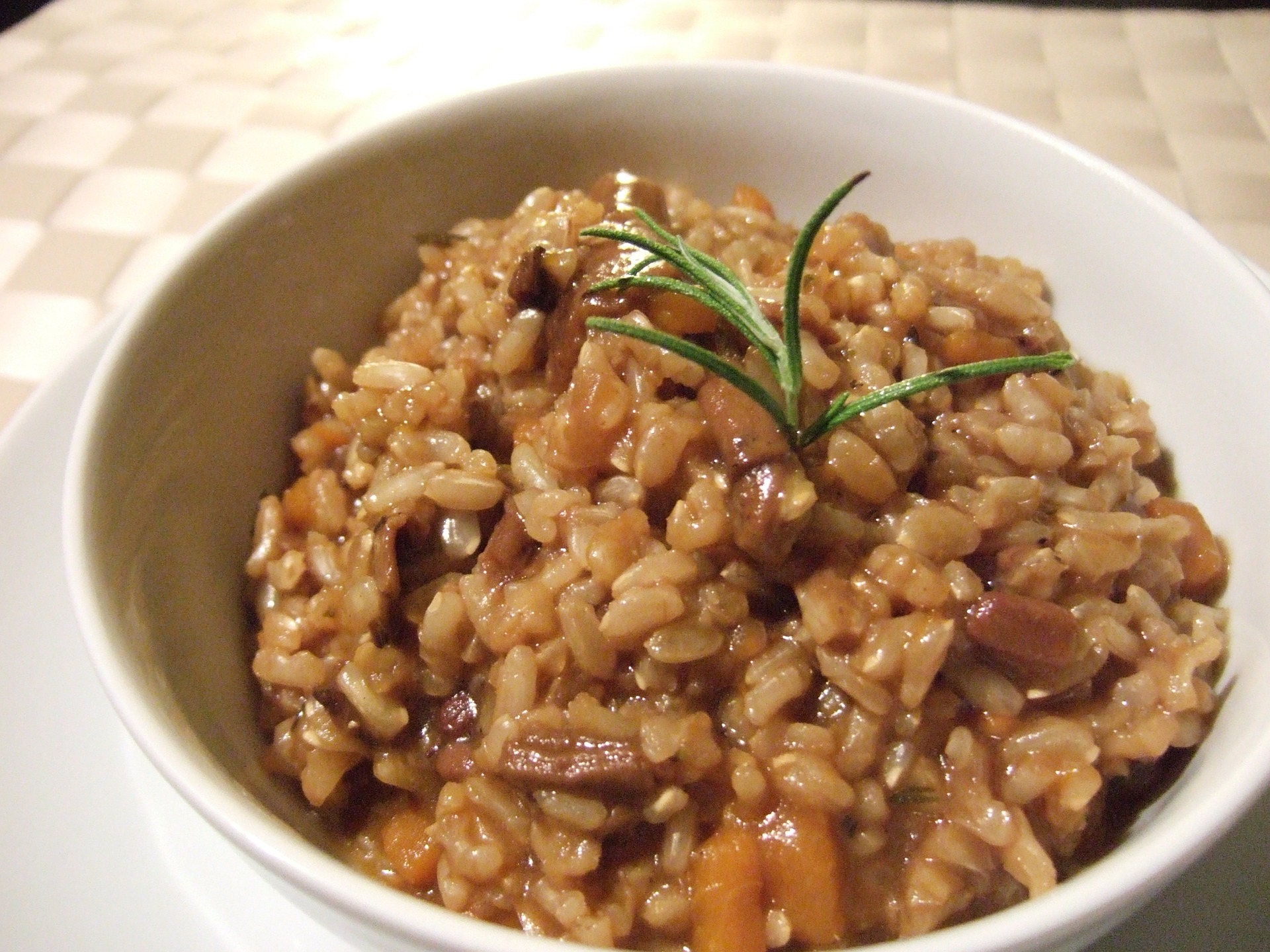 Risotto champagne e funghi