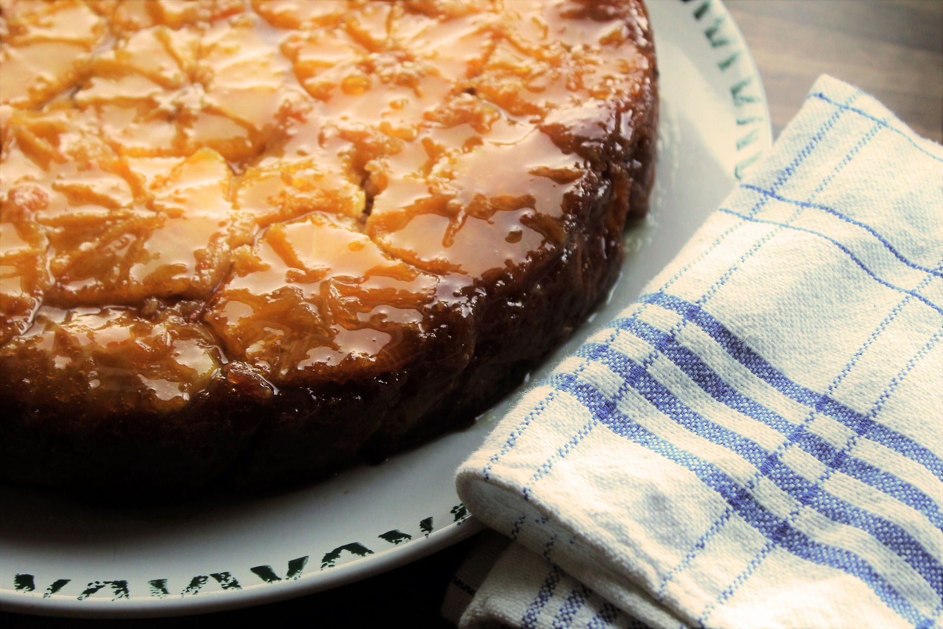 Torta rovesciata all'arancia senza glutine