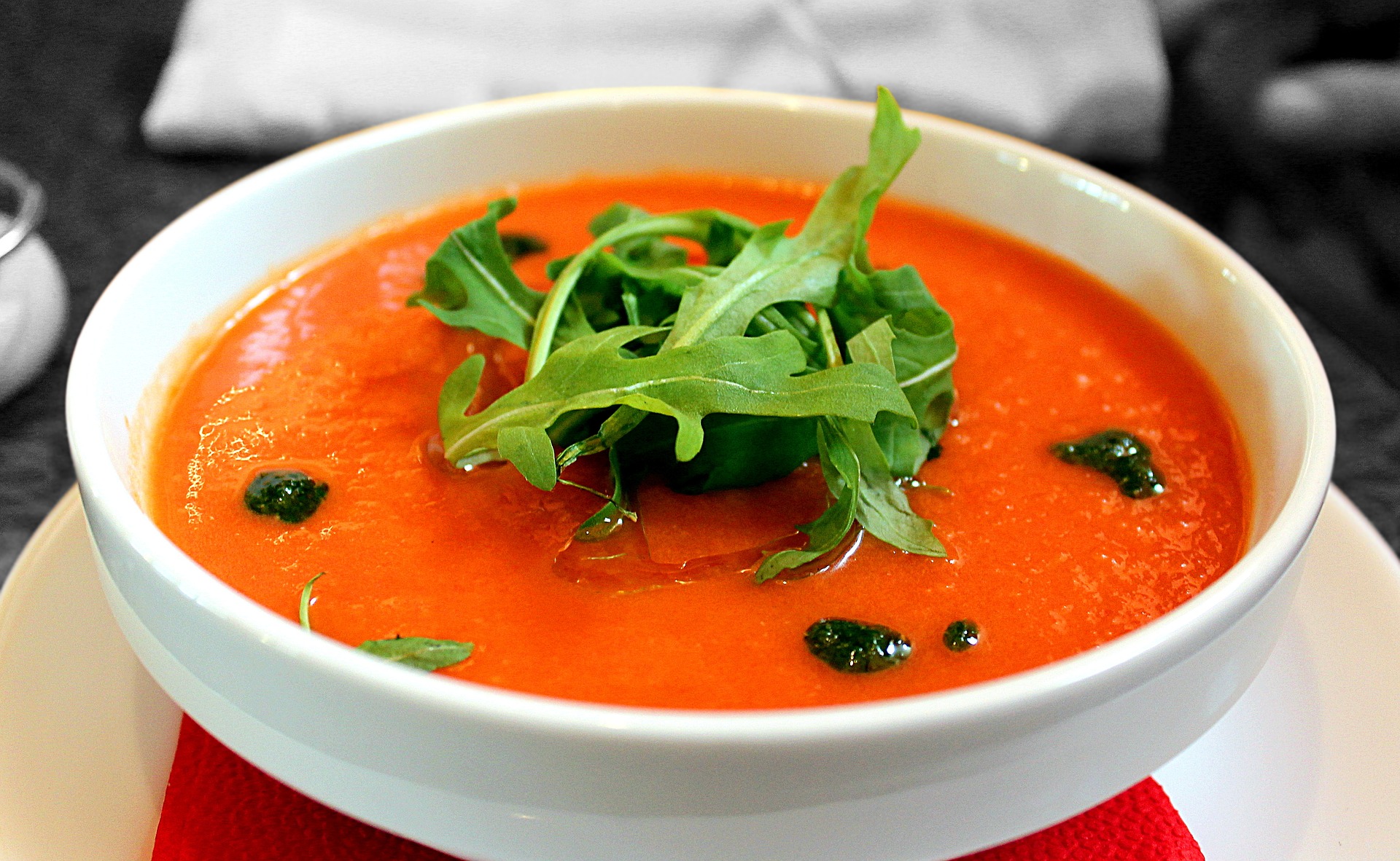 Zuppa di pomodoro fredda Bimby