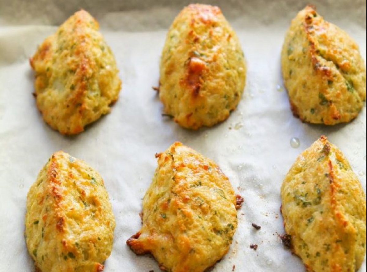 frittelle di verdure al forno senza uova