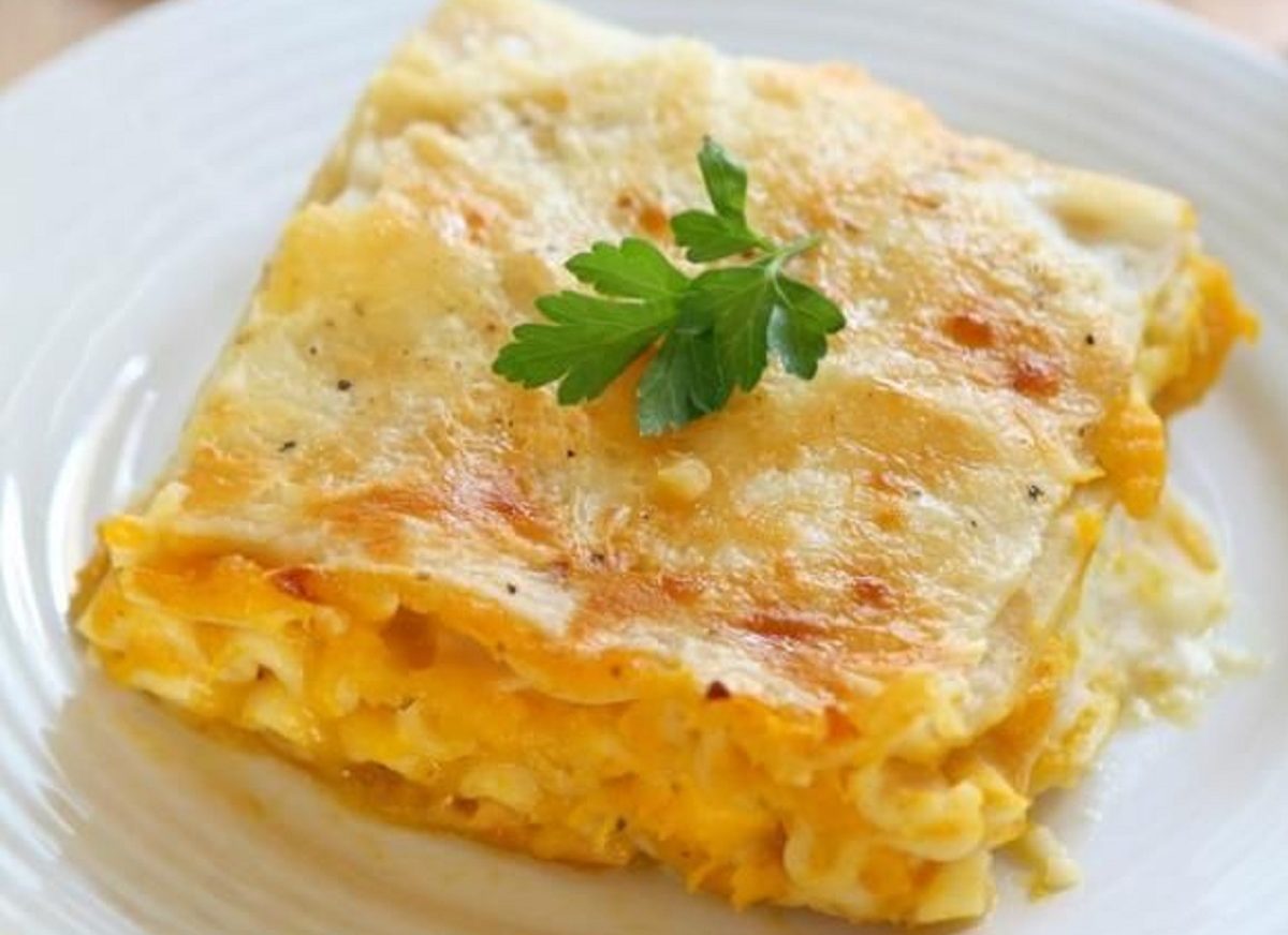 lasagne light con zucca