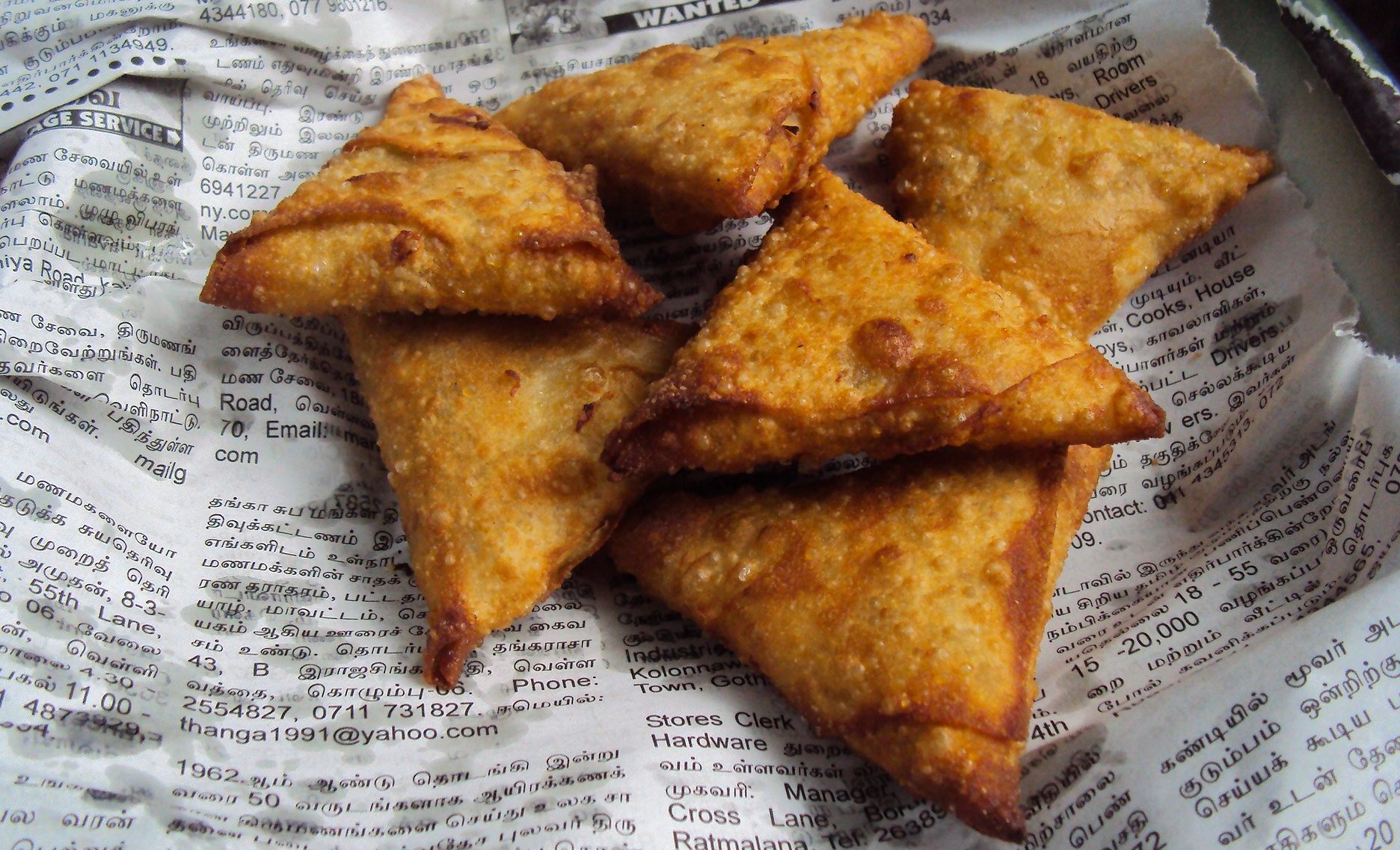 Ricetta samosa indiano di verdure