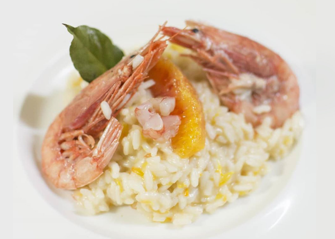 Risotto con gamberi e arancia bimby