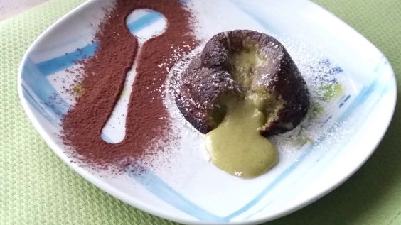 tortino cioccolato e pistacchio