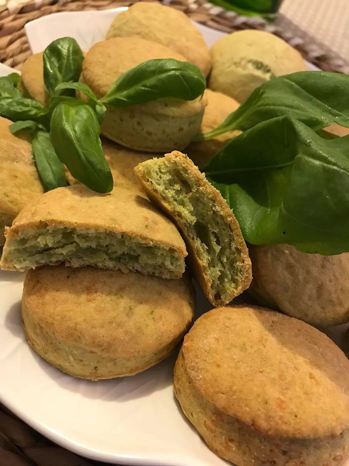 Biscotti salati al basilico Bimby