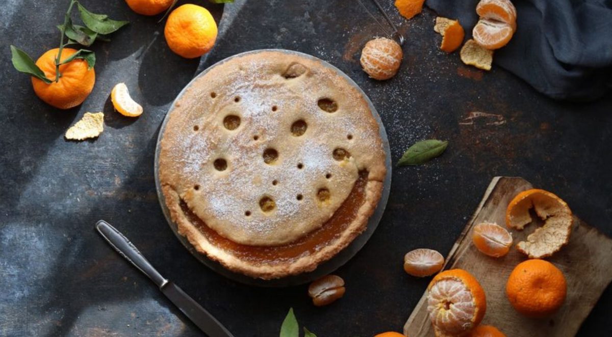 Crostata di mandarini senza crema