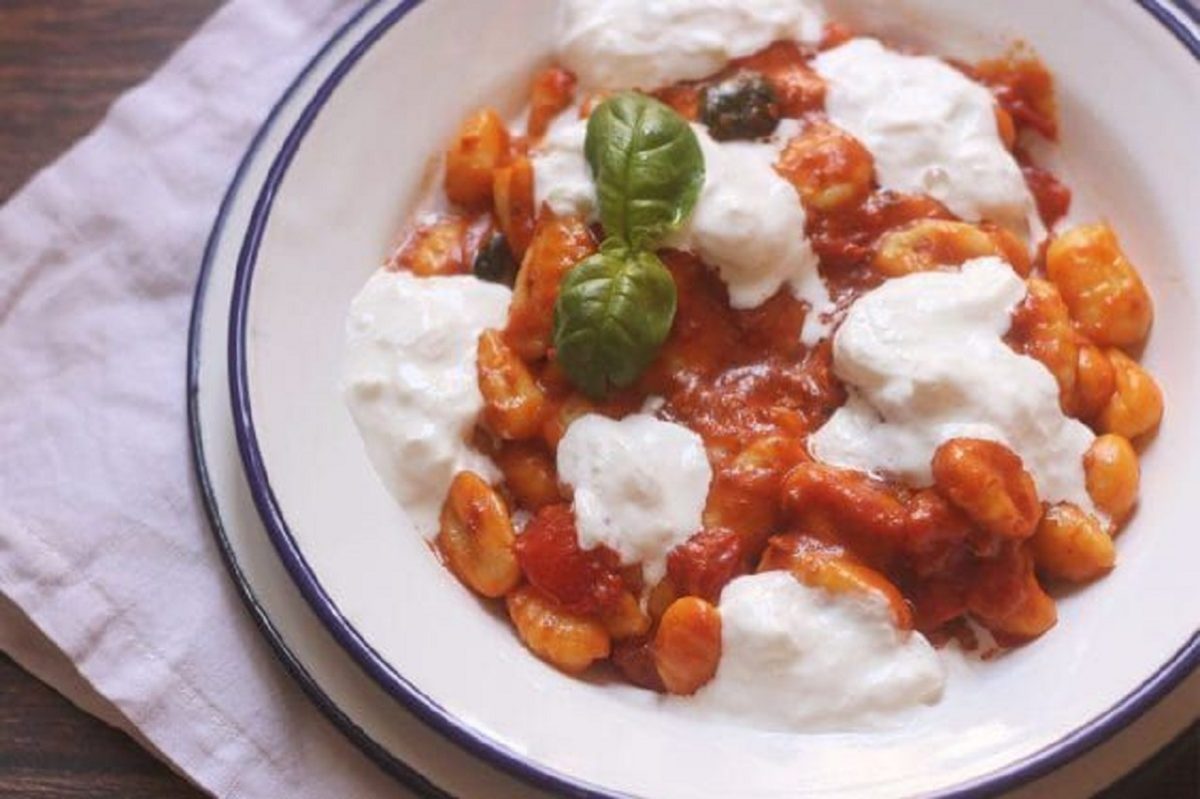 gnocchi nduja e burrata 