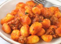 gnocchi nduja e gorgonzola