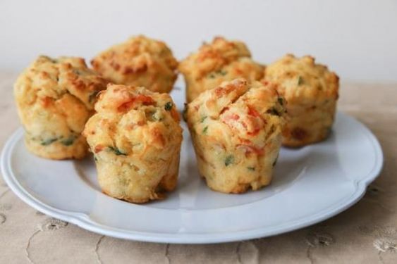 muffin provola e pomodoro