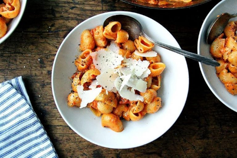 pasta alla vecchia bettola senza vodka