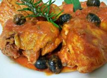 petto di pollo al vino rosso