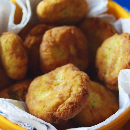 Polpette di baccalà e patate al forno bimby