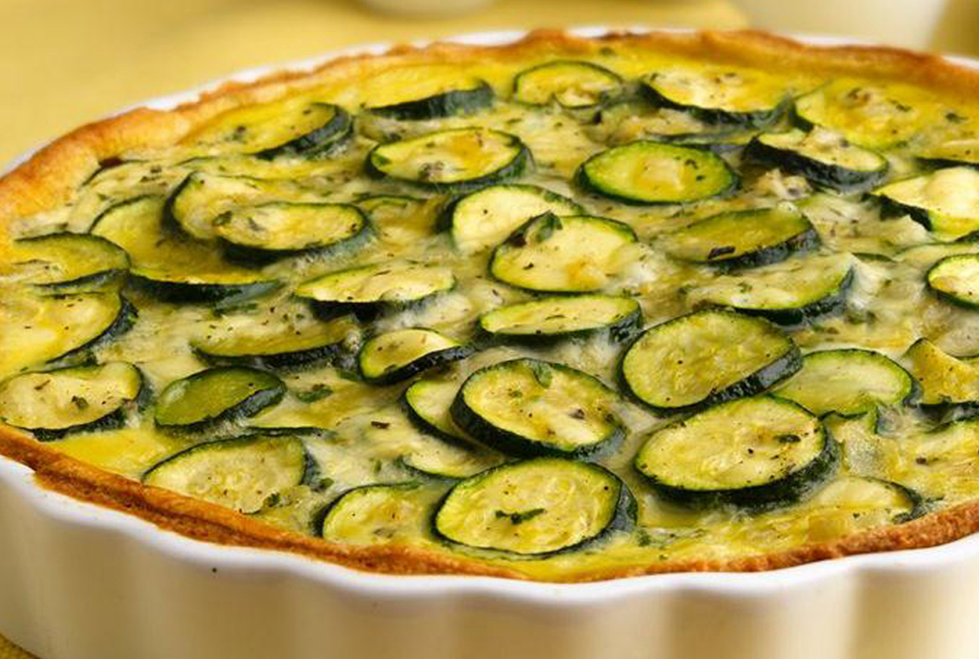 Quiche zucchine e salmone fresco