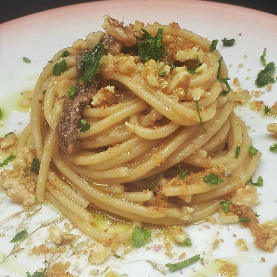 spaghetti alle noci