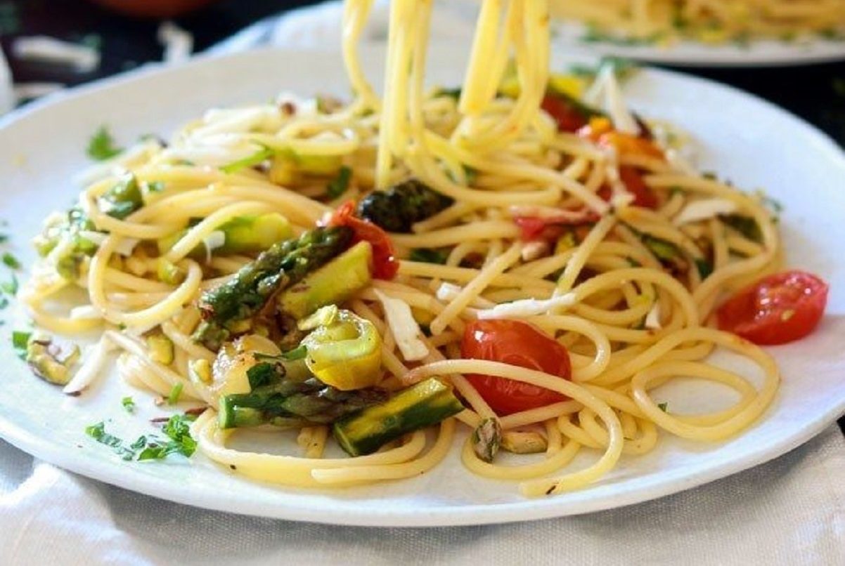 Spaghetti alla primavera ricetta