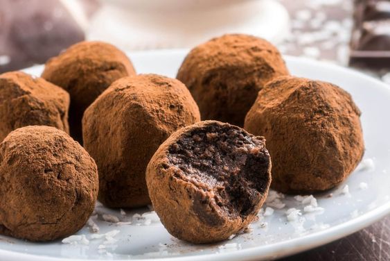 tartufi rum e cioccolato