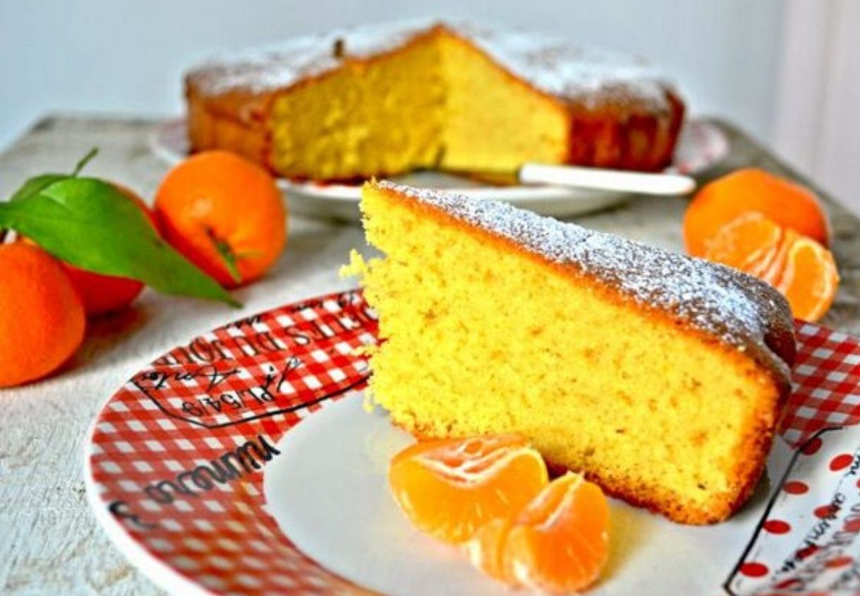 torta al mandarino senza burro con bimby