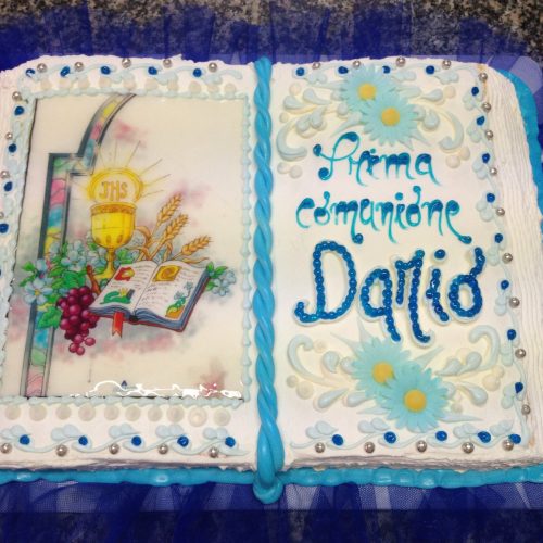 torta per comunione bambino