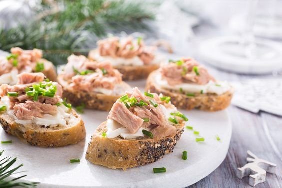 bruschette con il tonno