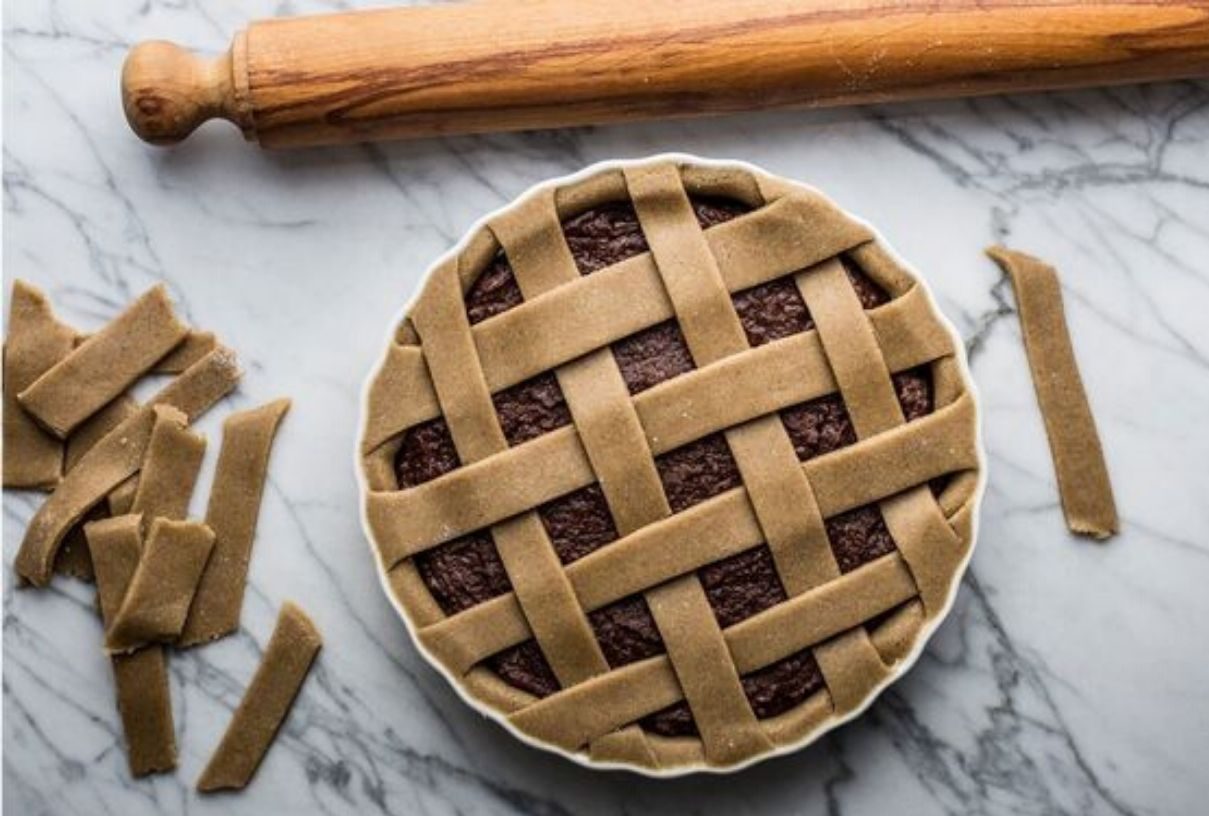 crostata al cacao con cremor tartaro