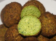 Falafel di fave fresche al forno