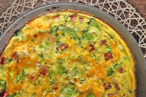 frittata broccoli e pomodori