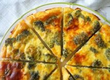 frittata con broccoli e pomodorini