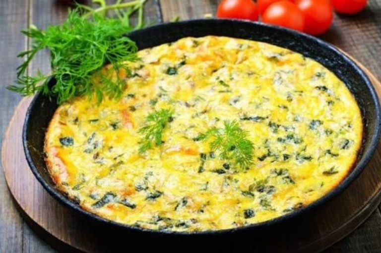 Frittata di zucchine e prosciutto