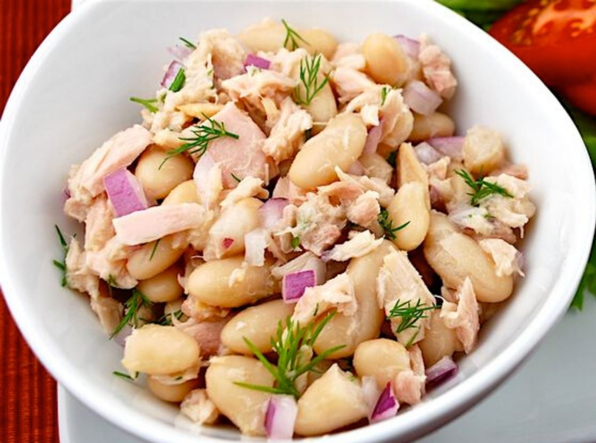 insalata di tonno e fagioli