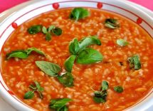 minestra di riso al pomodoro