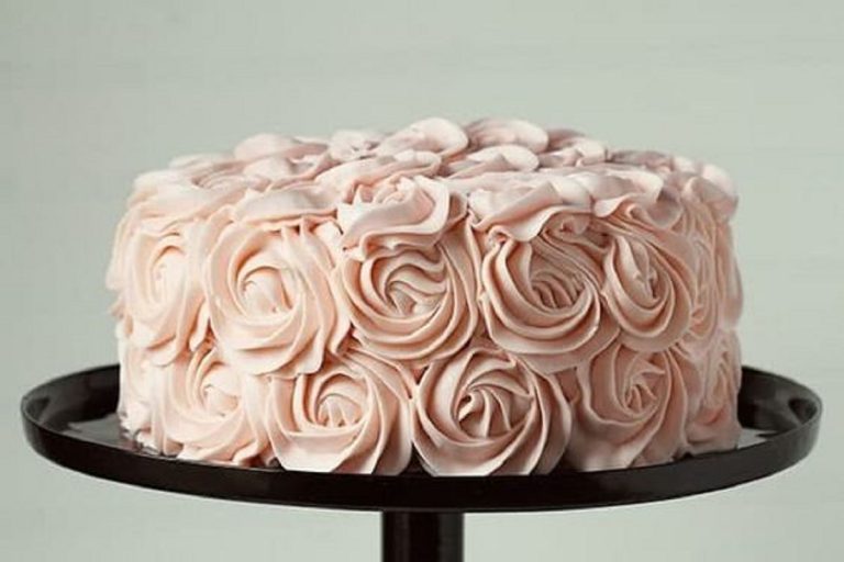 Pink Rose Cake