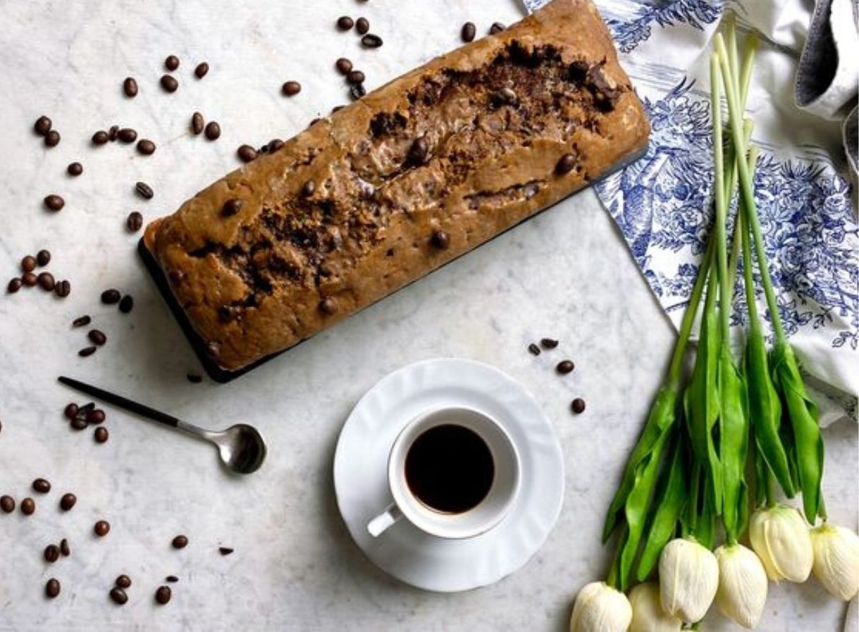 Plumcake senza glutine al caffè