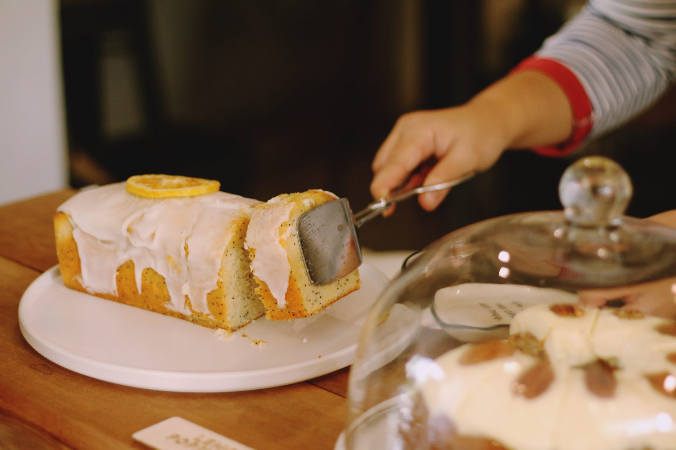 Plumcake senza lievito glassato agli agrumi