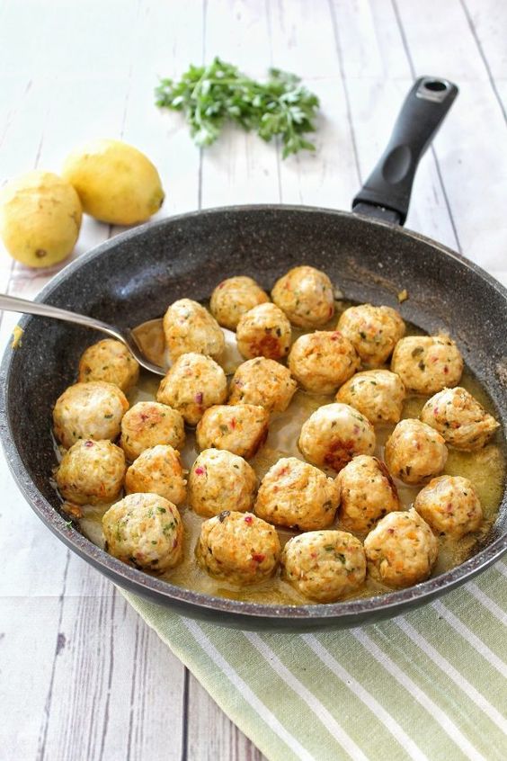 polpette di pollo