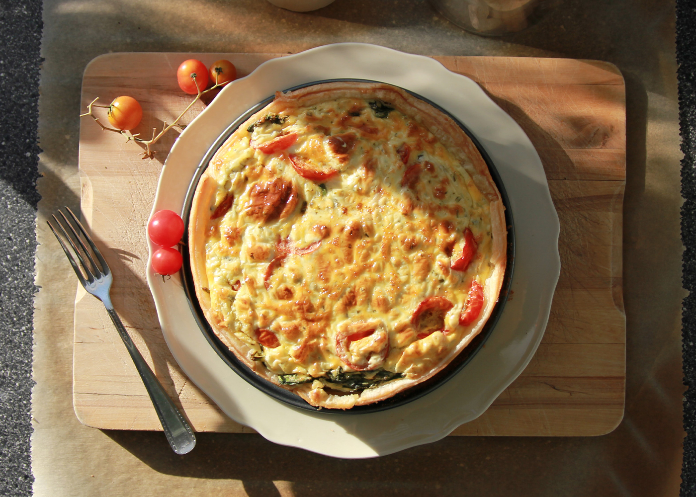 Quiche lorraine con Bimby