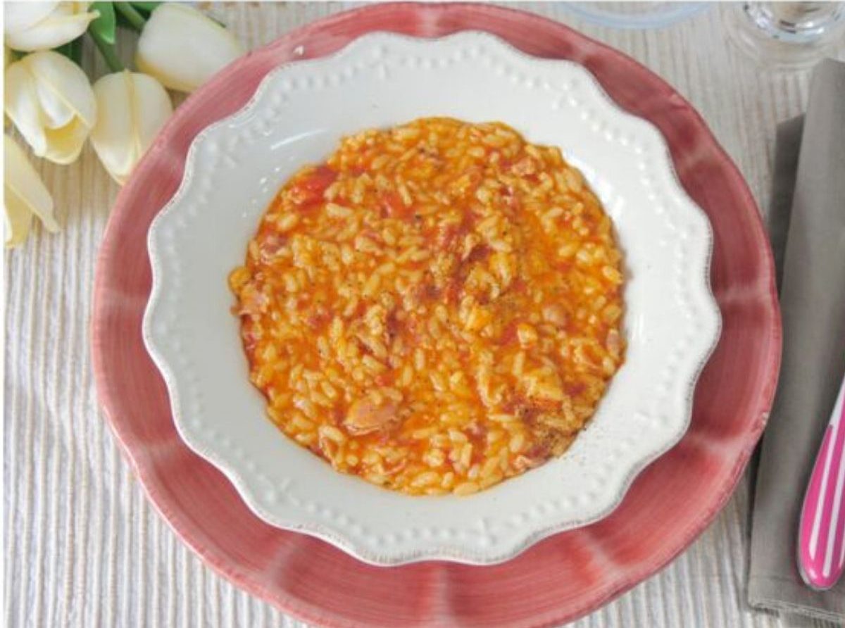 Risotto all'amatriciana con Bimby